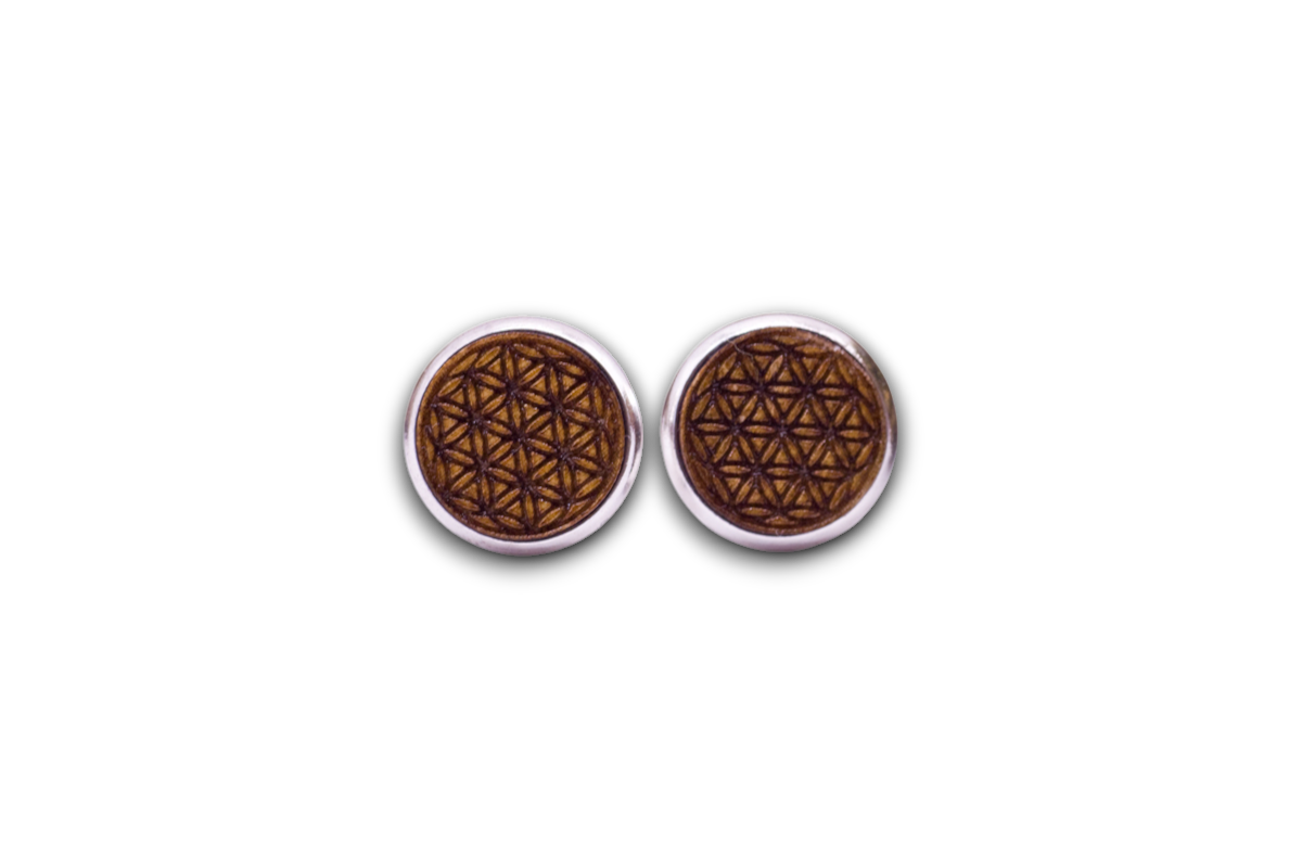 ohrstecker blume des lebens