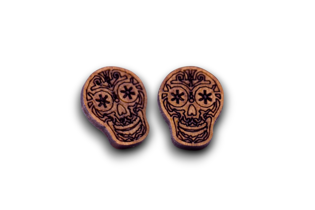 ohrstecker totenkopf