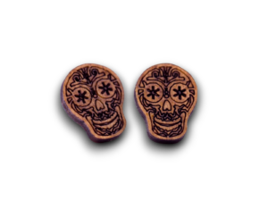 ohrstecker totenkopf