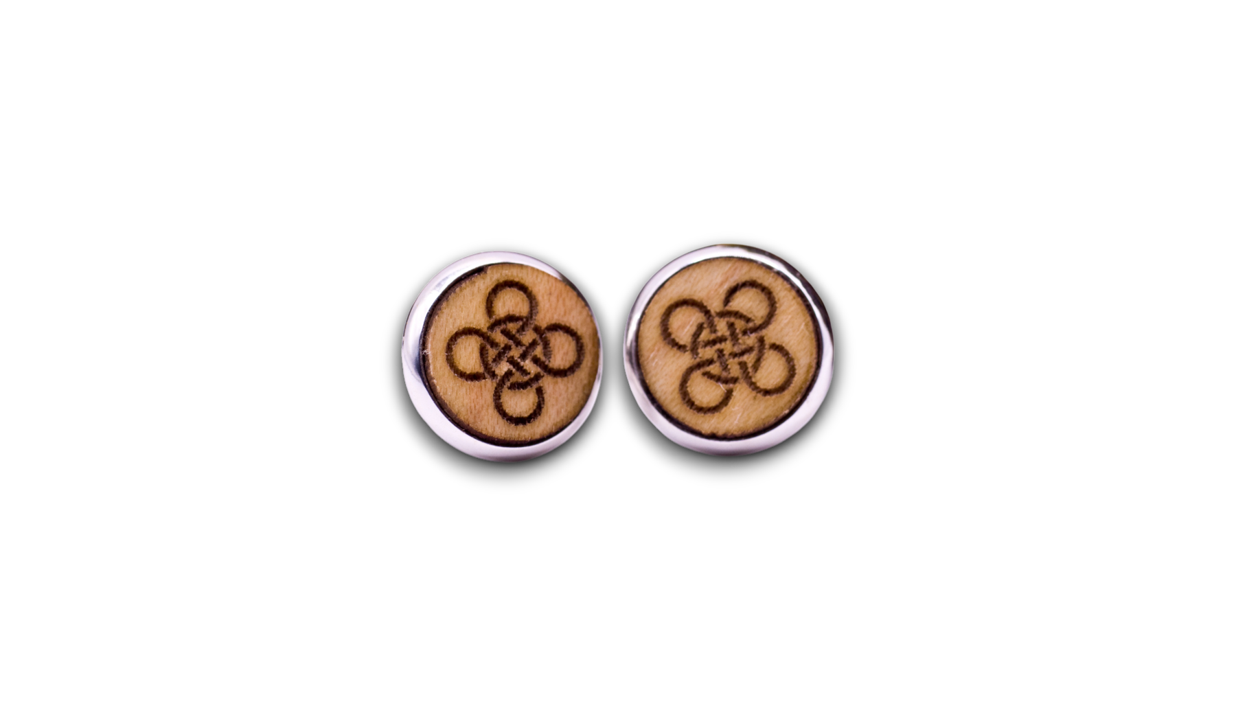 Ohrstecker Symbol Triskel Verschluss 925 Sterling Silber ohrstecker triskel