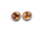 ohrstecker triskel 2