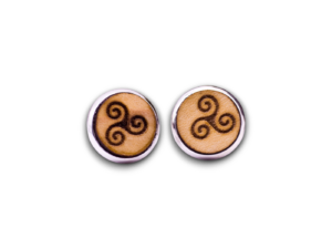 ohrstecker triskel 2