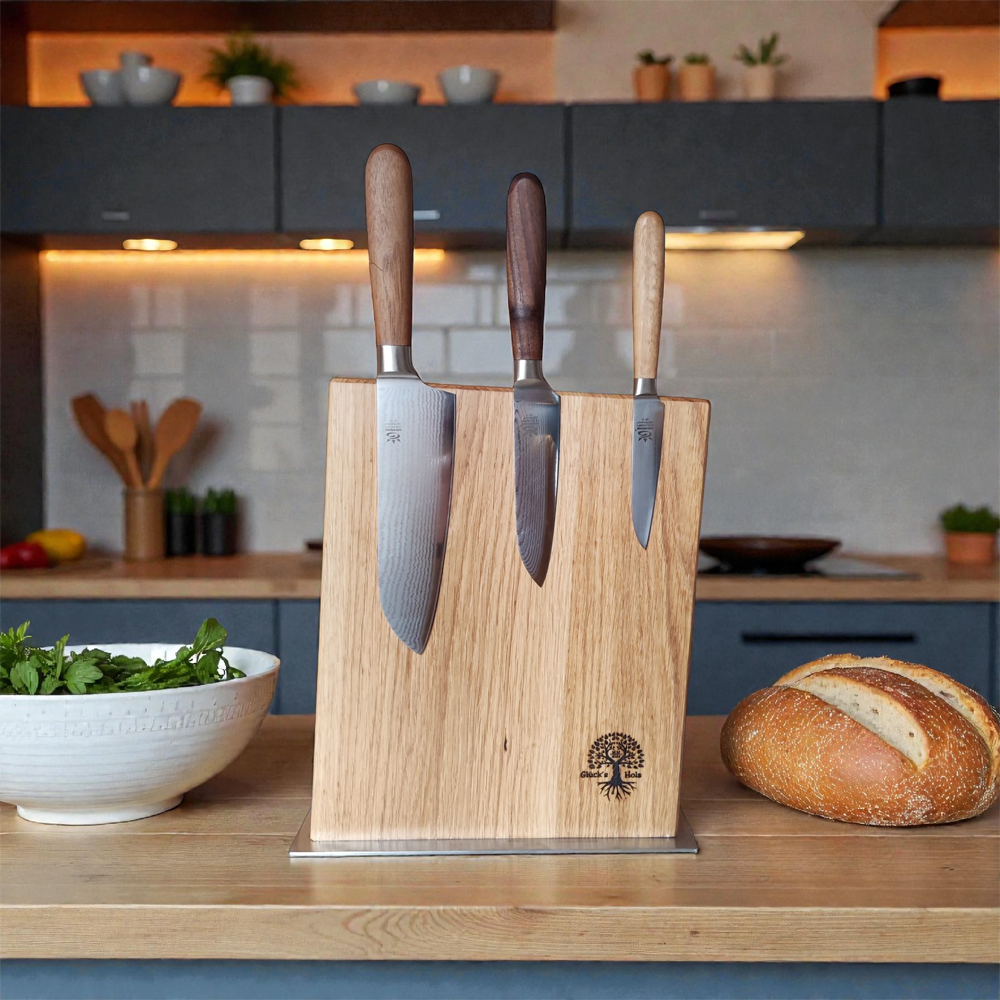 Messerblock Eiche geölt Messerblock Eiche geölt