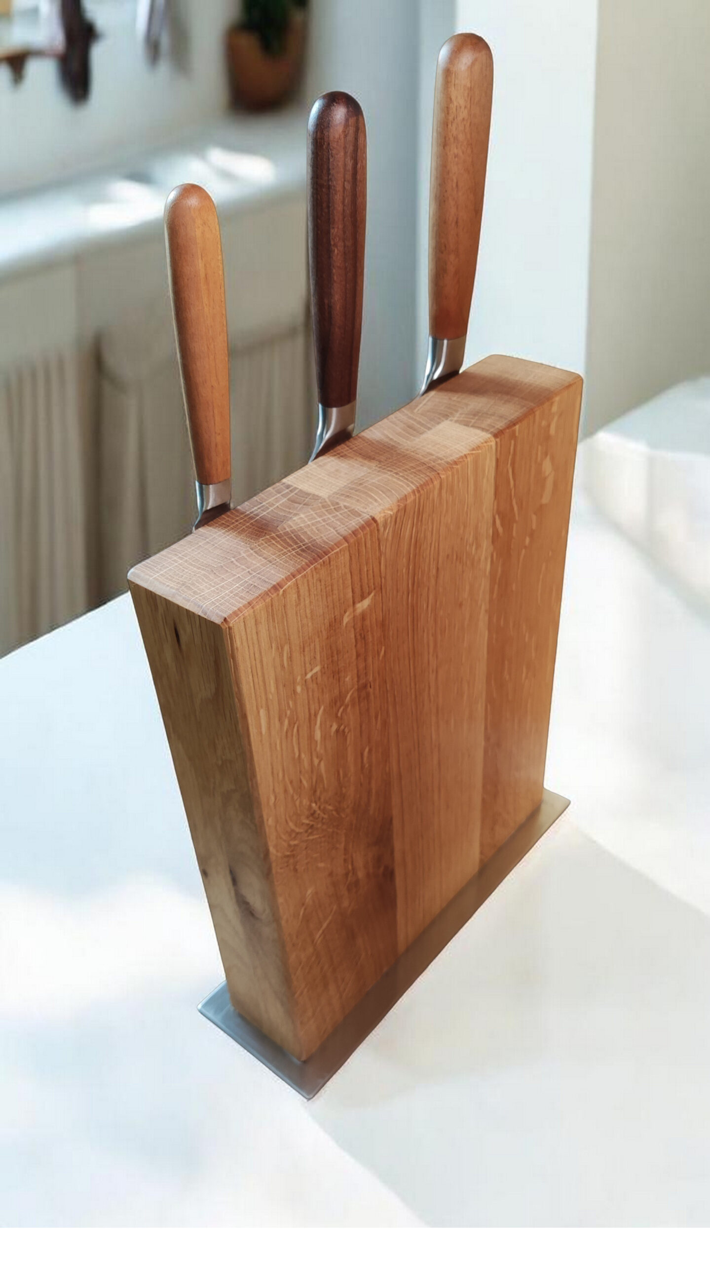 Messerblock Eiche geölt Messerblock Eiche geölt