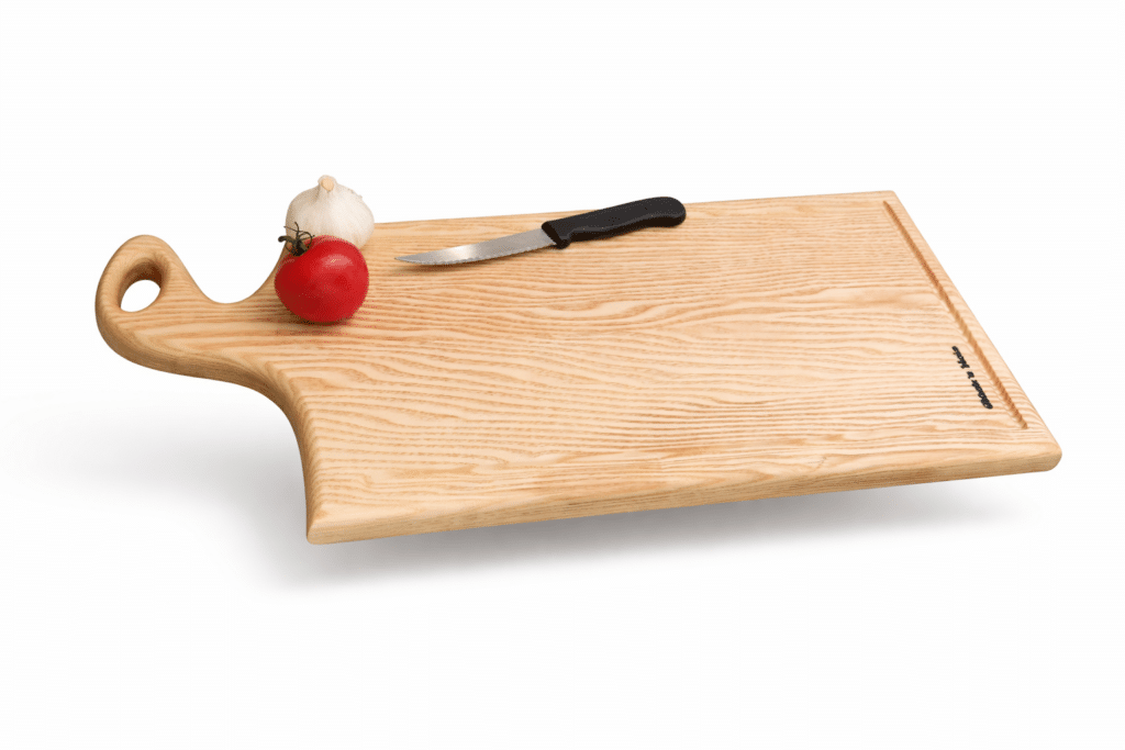 Schneidebrett und Servierbrett aus massivem Eschenholz schneidebrett esche 01 01