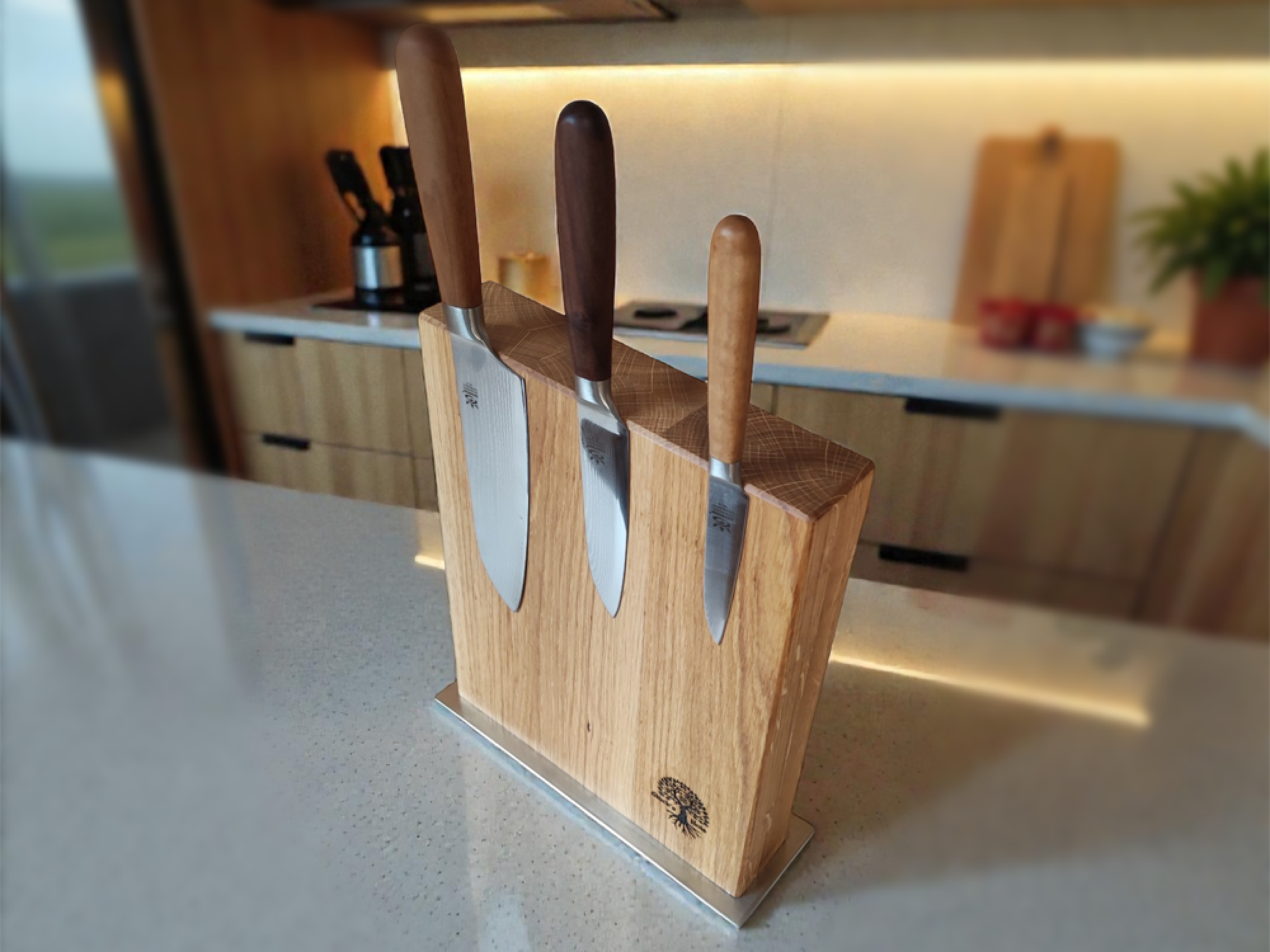 Messerblock Eiche geölt